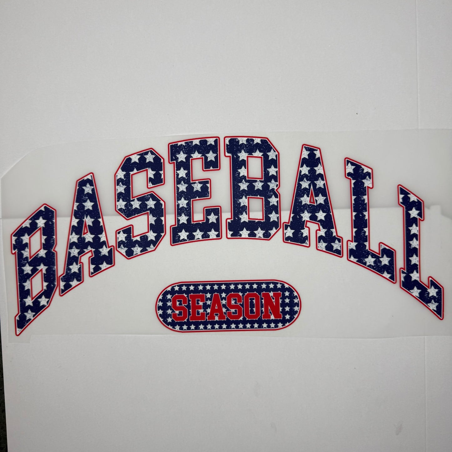 121 - Baseball Shirt Transfer