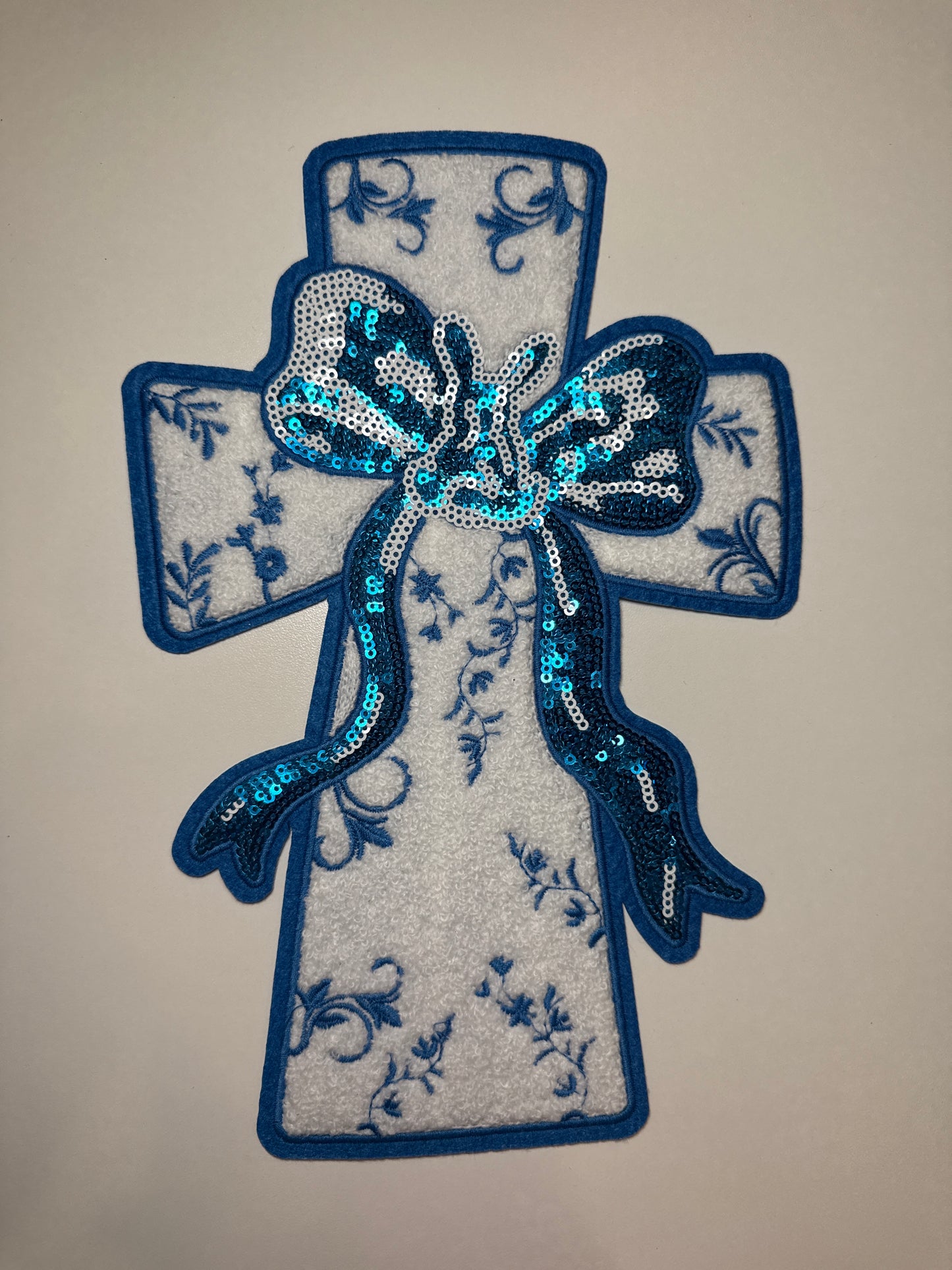 Blue Cross Shirt Patch