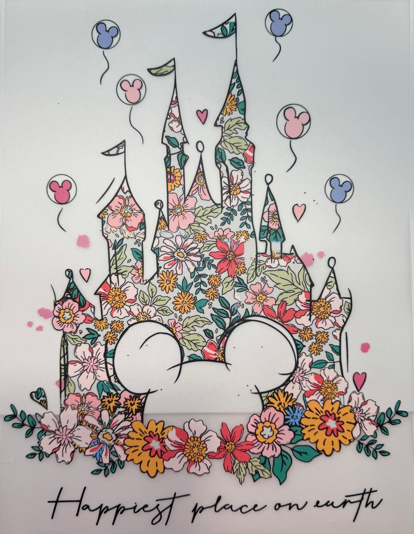 Happiest Place On Earth Shirt Transfer