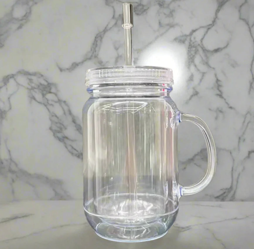 Make Your Own Snowglobe Glitter Cup Glass & Acrylic Tumbler - Every Size