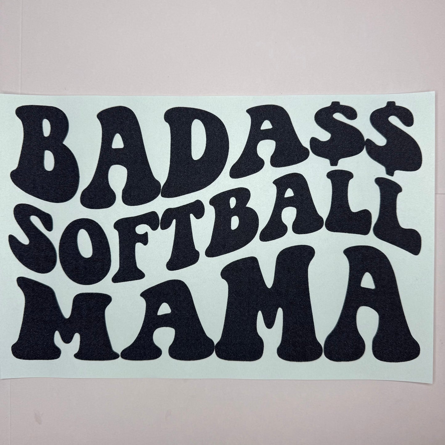 127 - Softball Mama Shirt Transfer