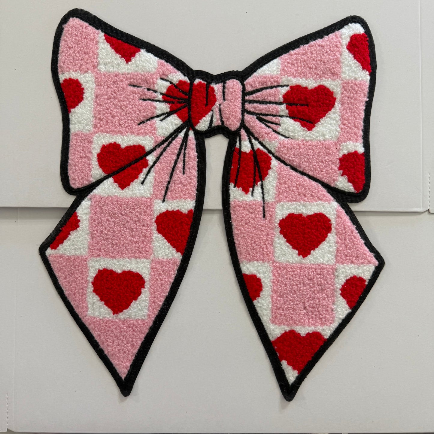 Valentines Bow Shirt Patch