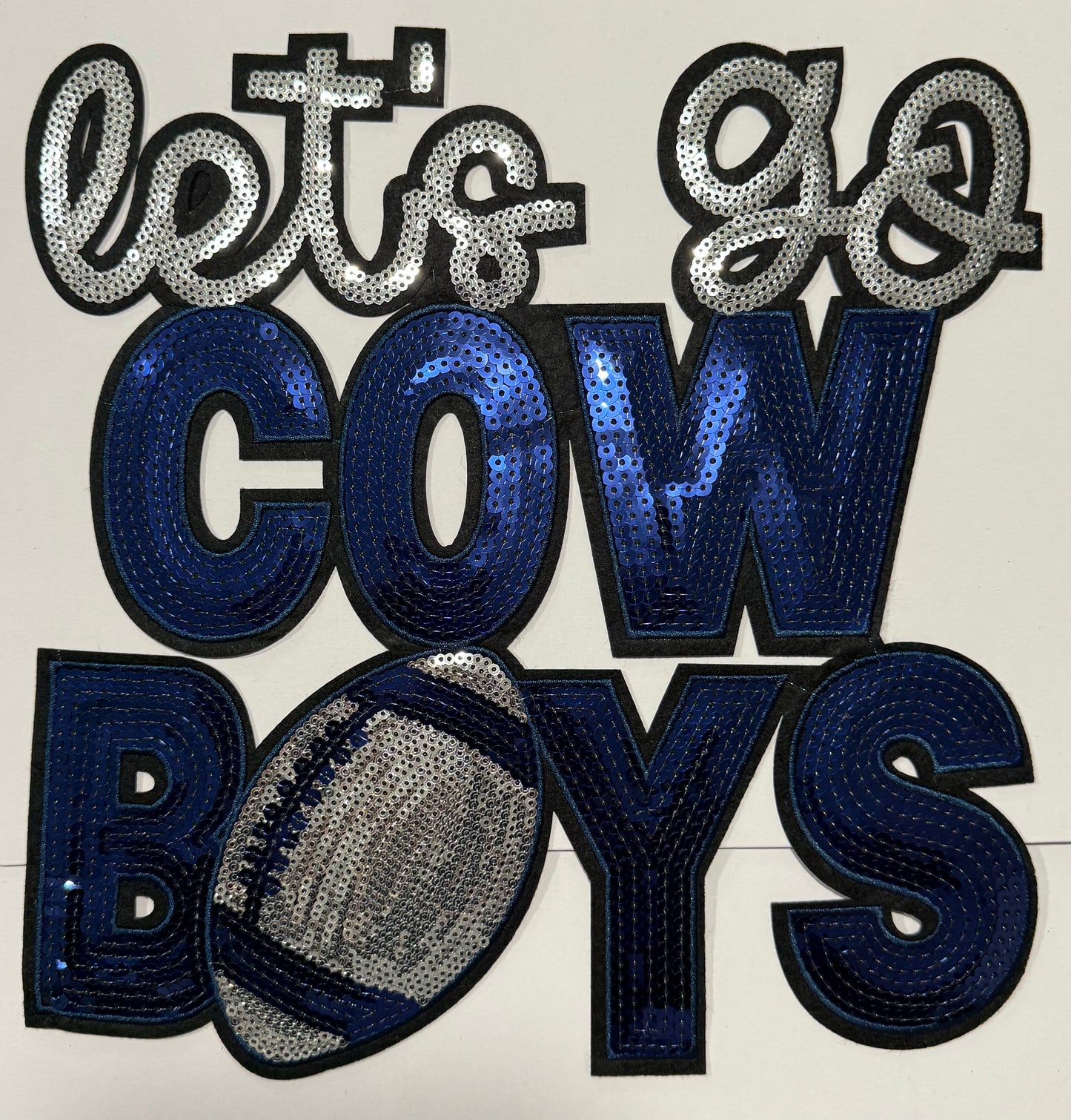 Let's Go Cowboys Shirt Patch