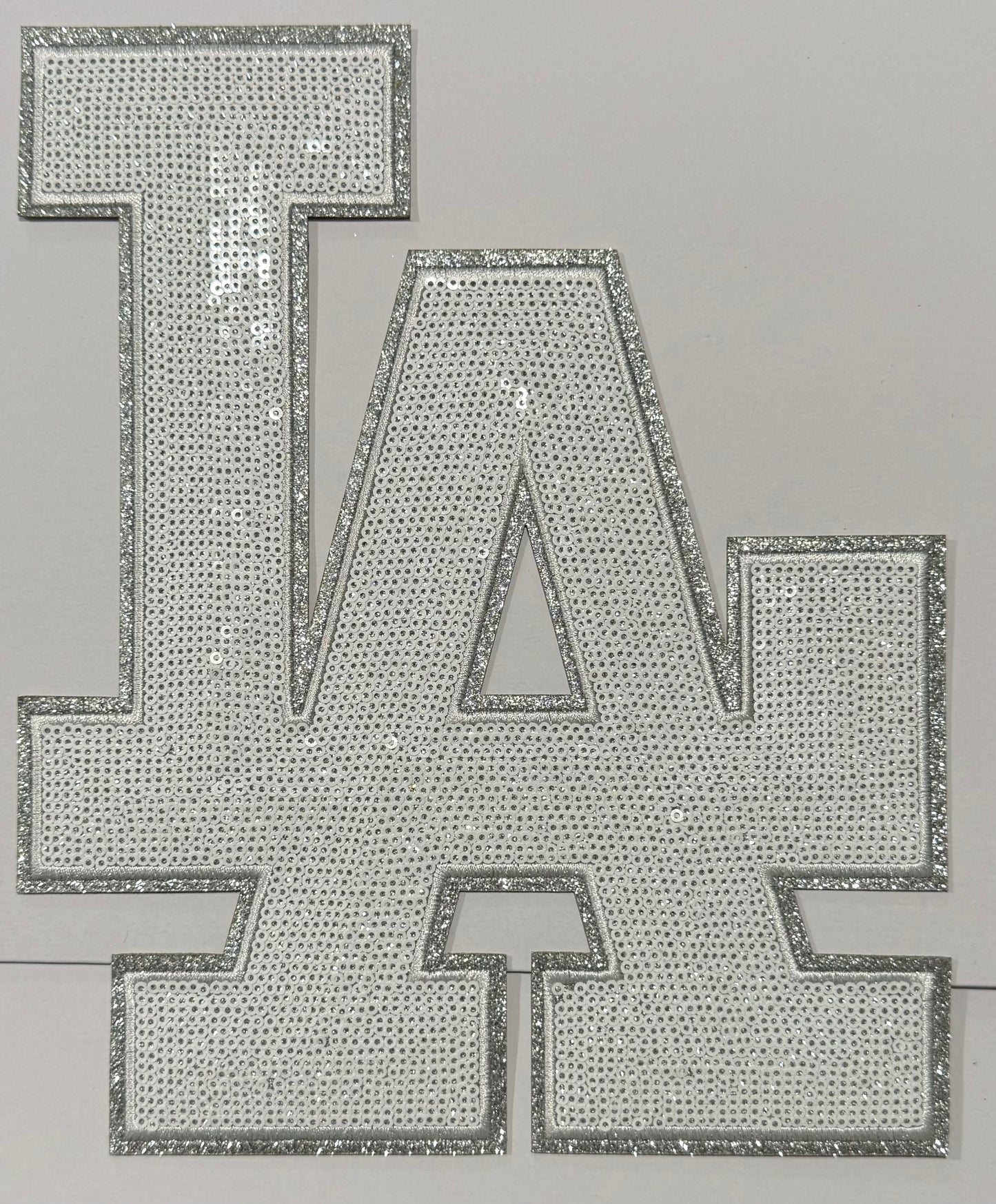 White LA Shirt Patch