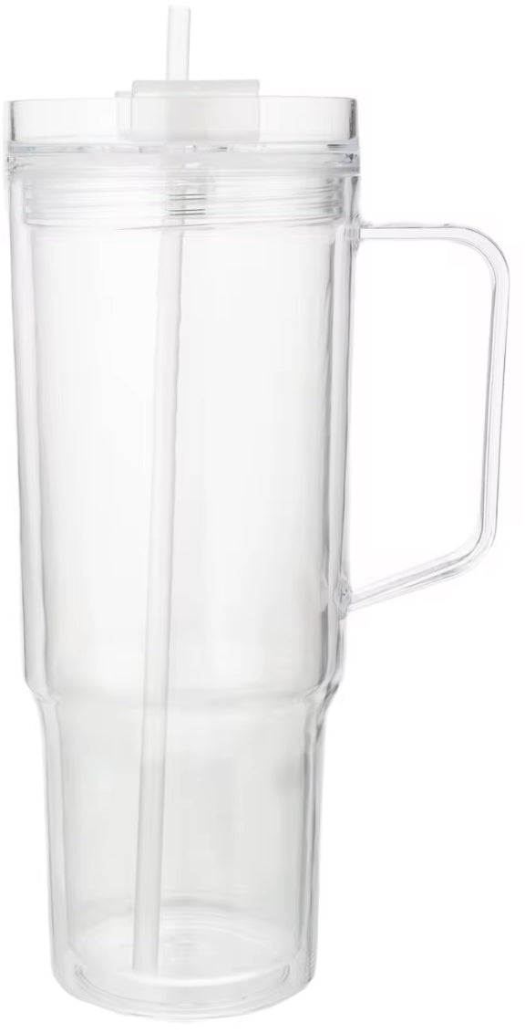 Lava & Snowglobe Glitter Cup Glass & Acrylic Tumbler - Every Size