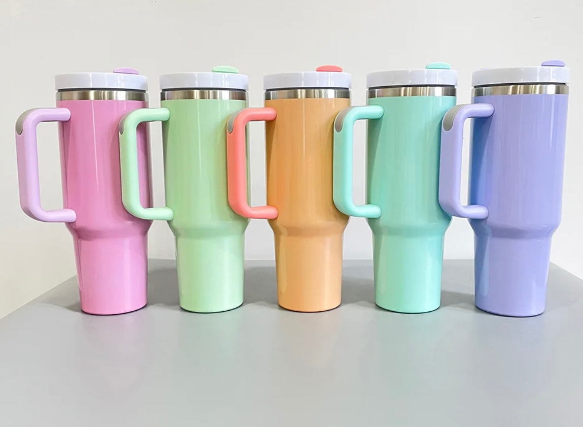 40oz Stainless Steel Tumbler - 5 Colors