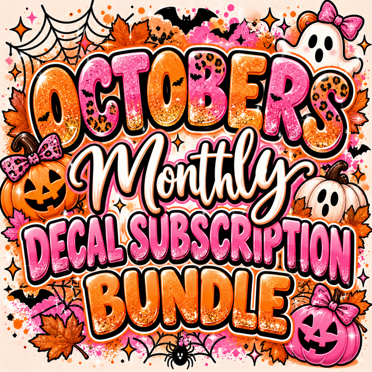 October's Monthly Decal Subscription