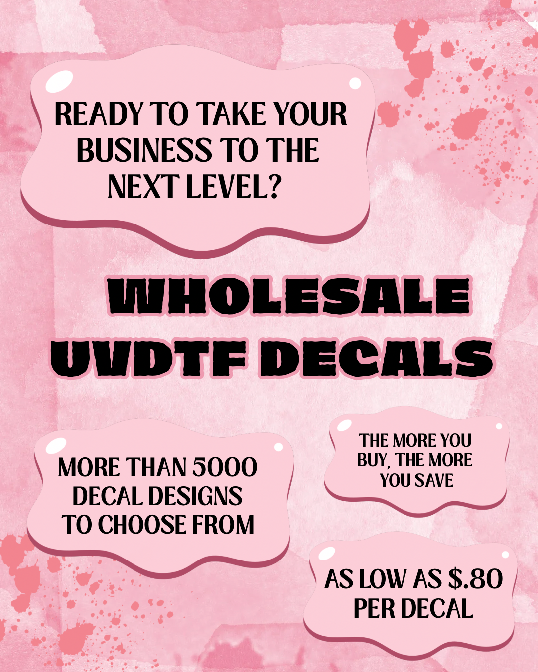 Wholesale UVDTF 16oz Decals