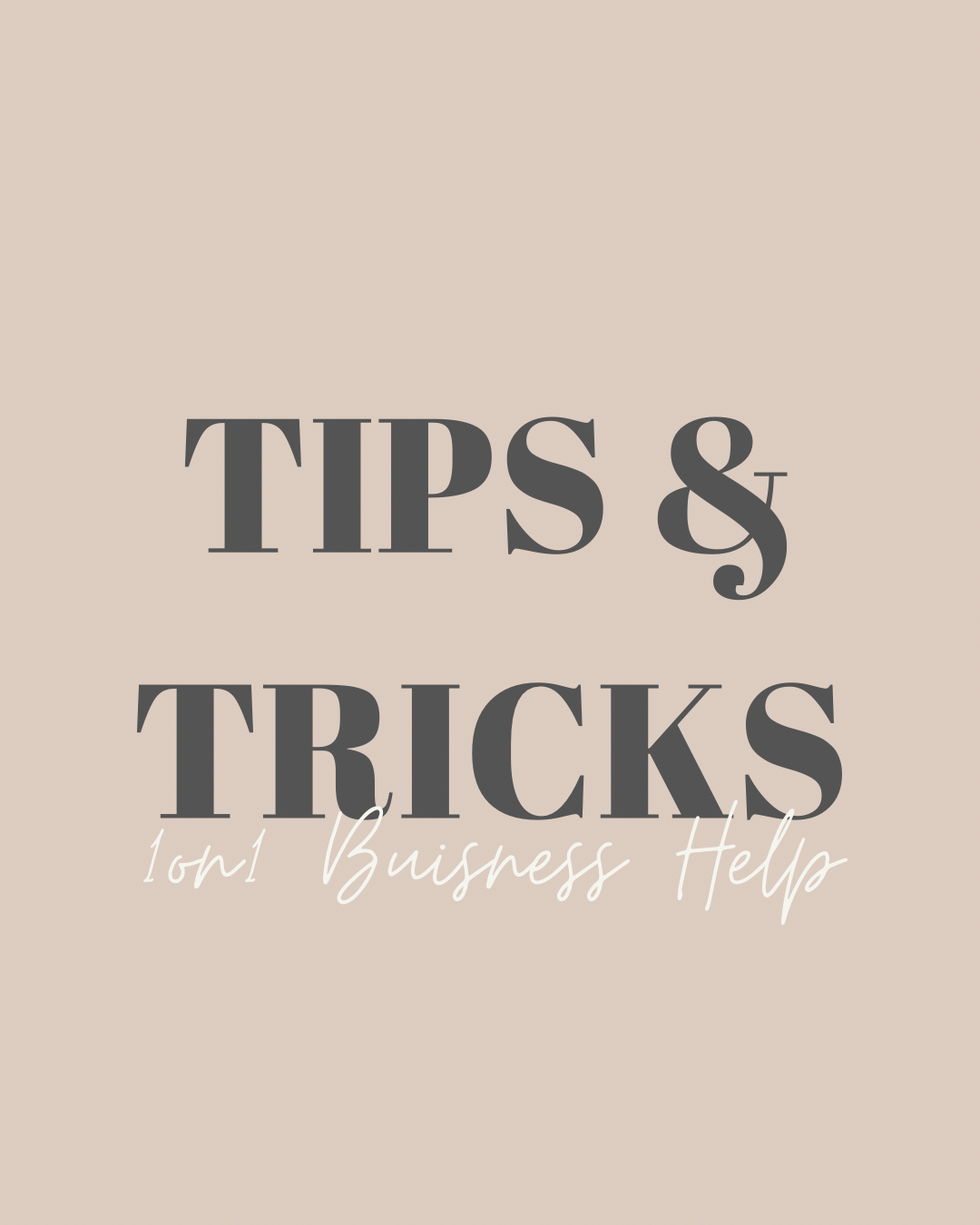 Tips & Tricks Buisness Help - Digital Product