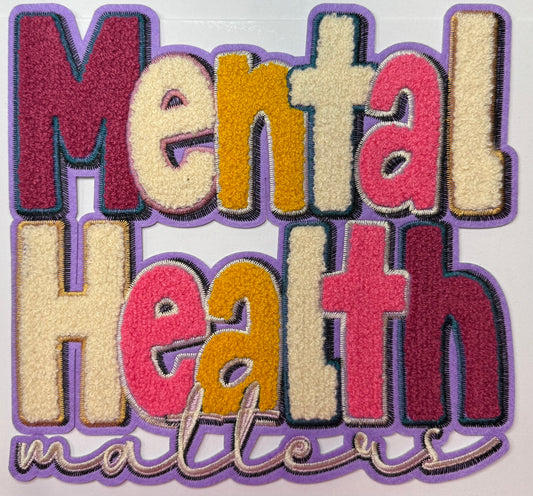 Mental Health Shirt Patch