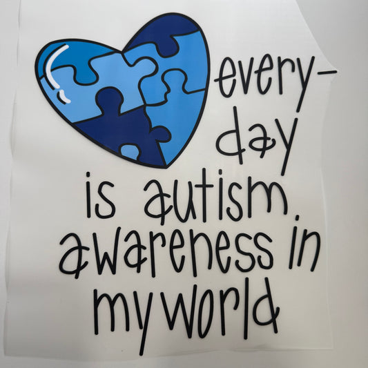 194 - Autism Shirt Transfer