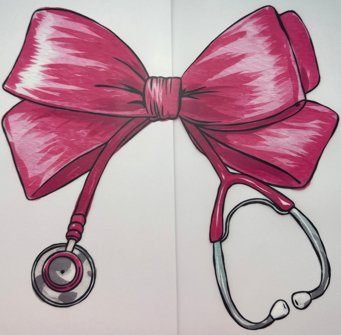 Pink Nurse Shirt Transfer