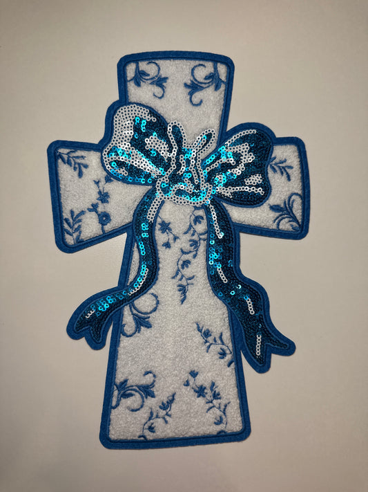 Blue Cross Shirt Patch