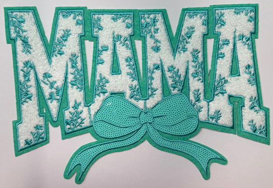 Teal Mama Shirt Patch
