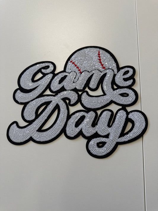 Baseball Game Day Shirt Patch