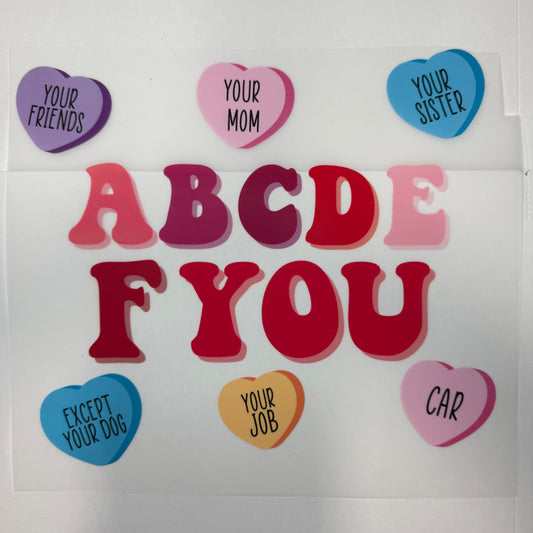 50- Valentines Shirt Transfer