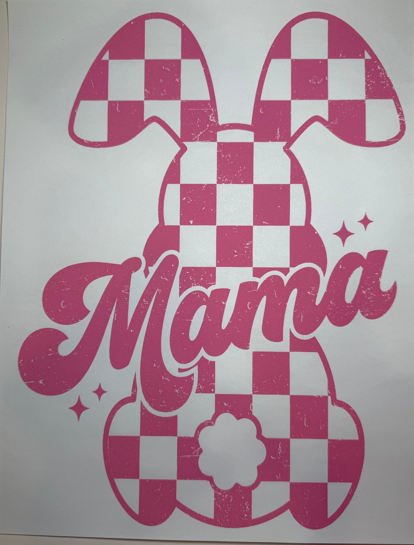 Mama Bunny Shirt Transfer