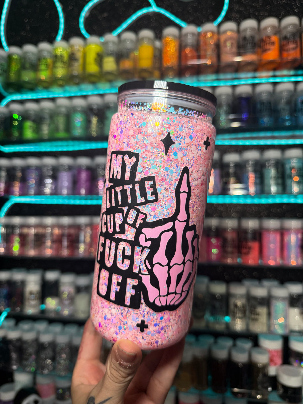 Ready To Ship 20oz Acrylic Glitter
