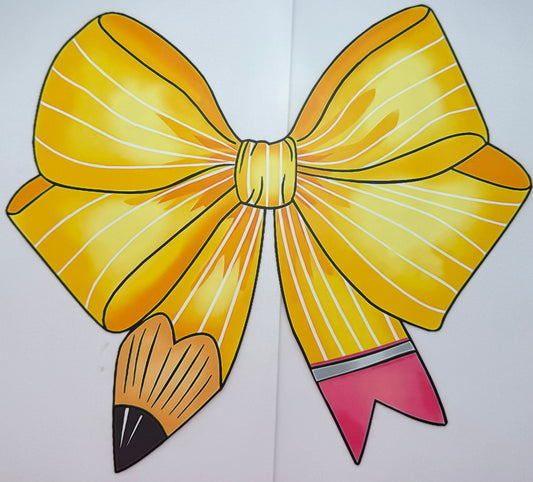 Pencil Bow Shirt Transfer