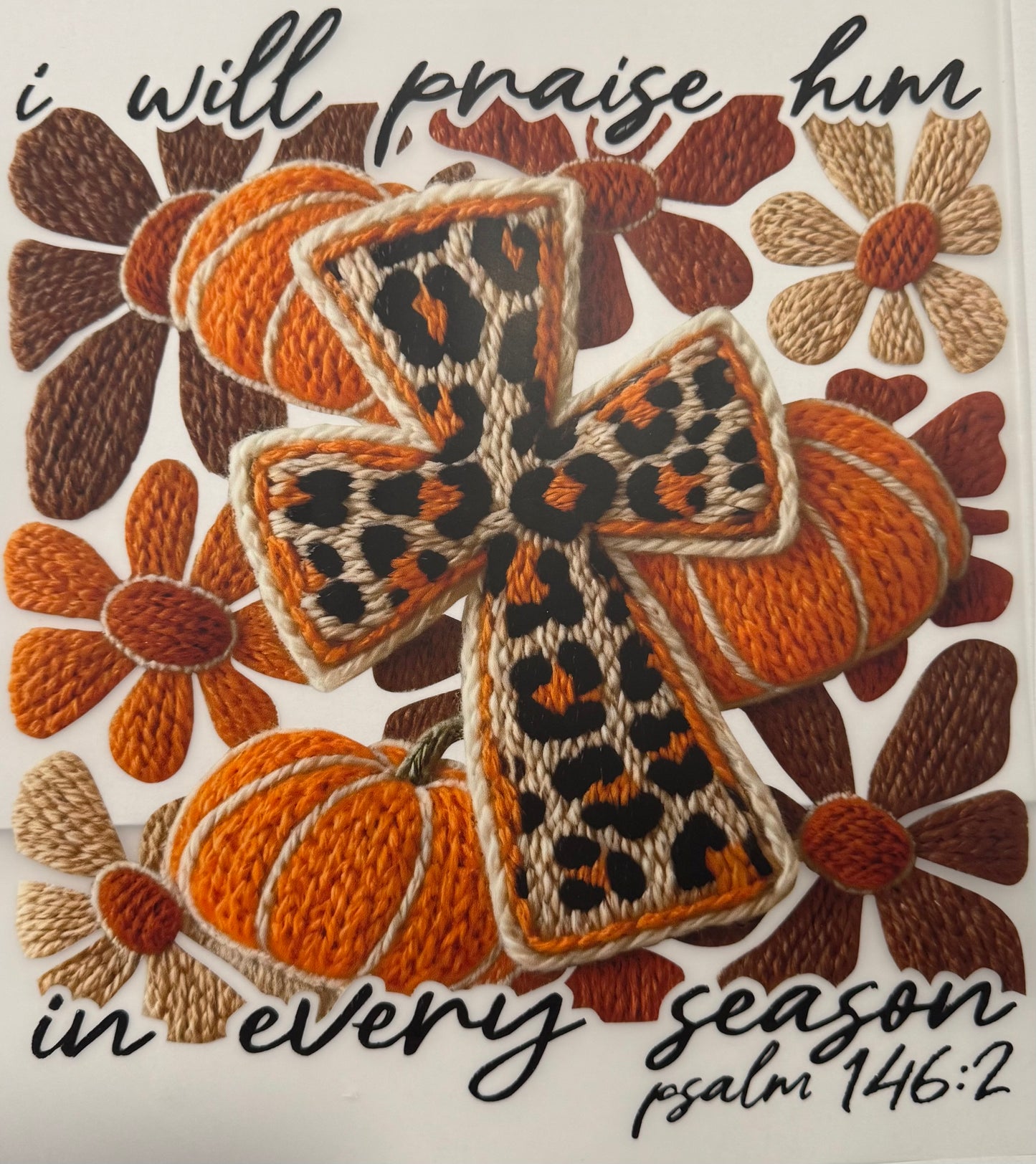 Pumpkin Cross Shirt Transfer