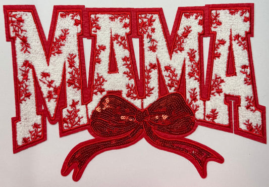 Red Mama Shirt Patch