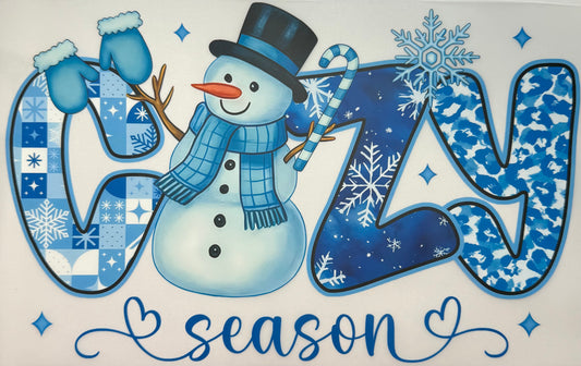 Blue Cozy Season Shirt Transfer