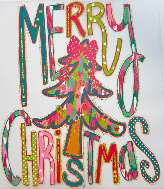 Colorful Christmas Shirt Transfer