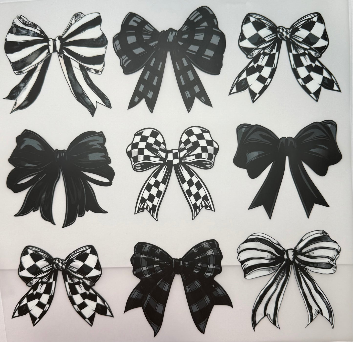 Black Bow Shirt Transfer