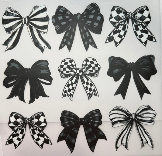 Black Bow Shirt Transfer