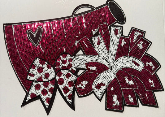 Pink Cheer Shirt Patch