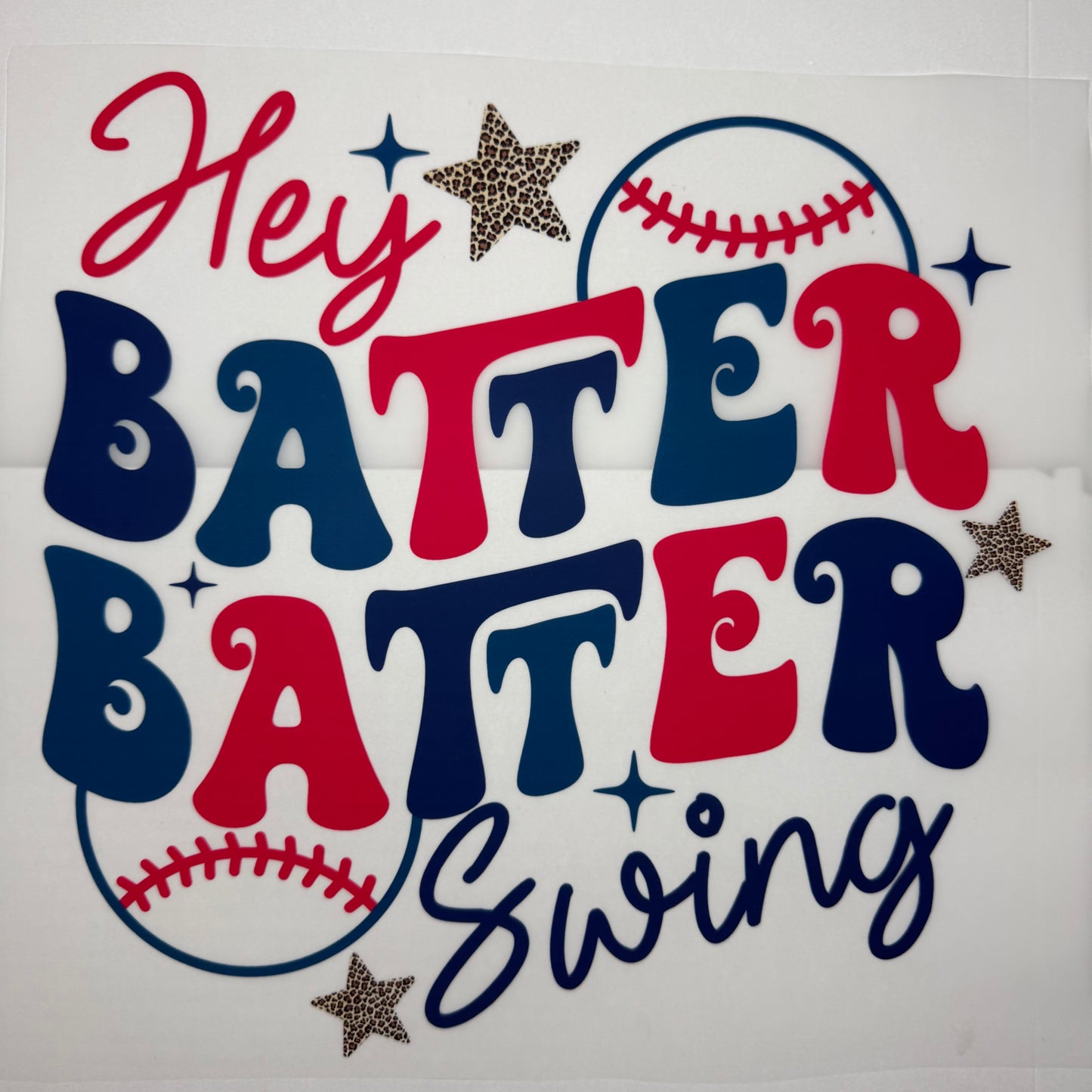 122 - Baseball Shirt Transfer