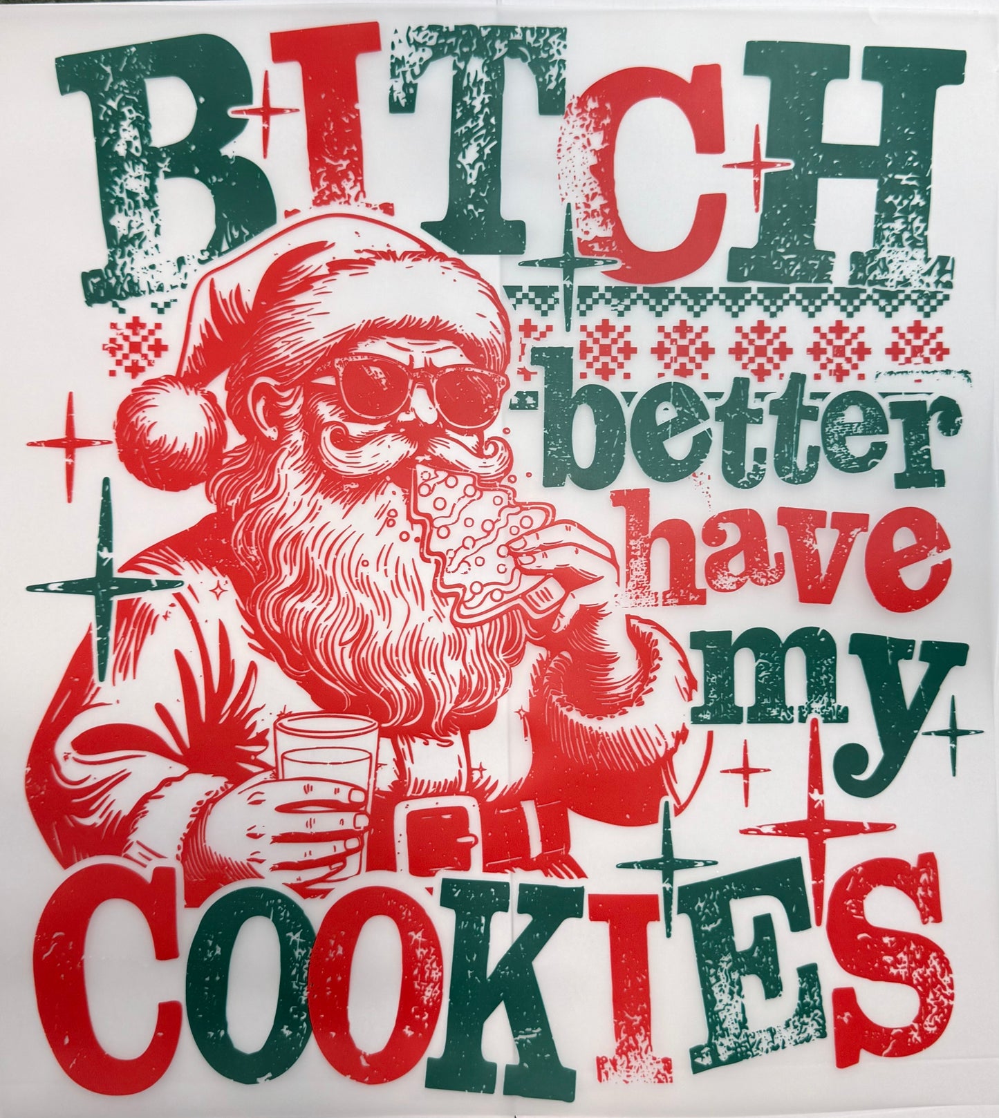 Santa Cookies Shirt Transfer