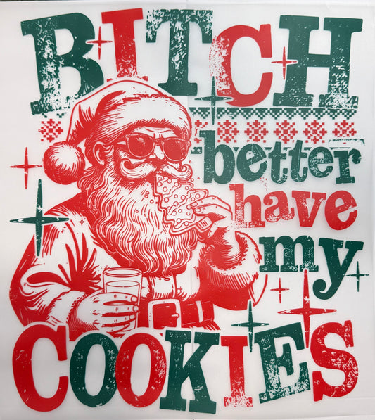 Santa Cookies Shirt Transfer