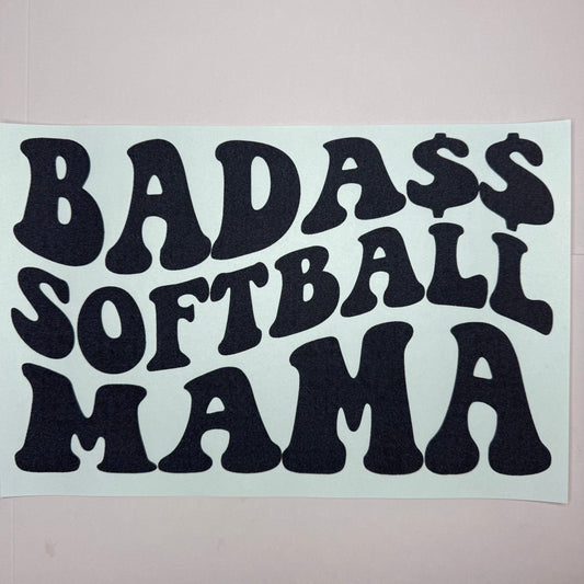127 - Softball Mama Shirt Transfer