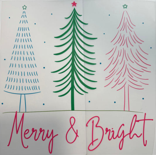 Merry & Bright Shirt Transfer