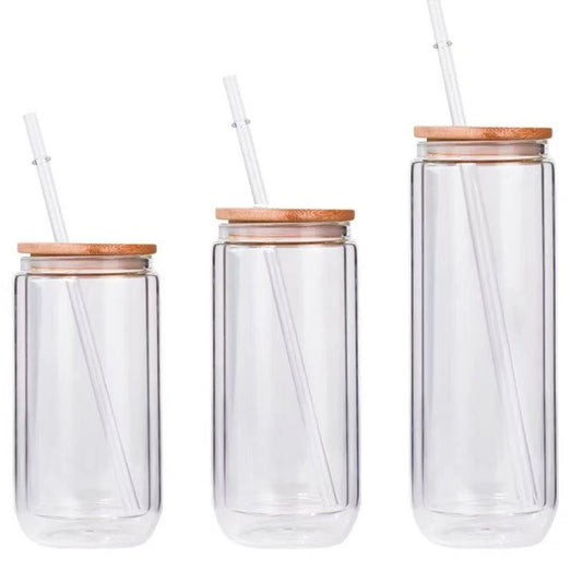 16oz, 20oz & 25oz Glass SnowGlobe Cup