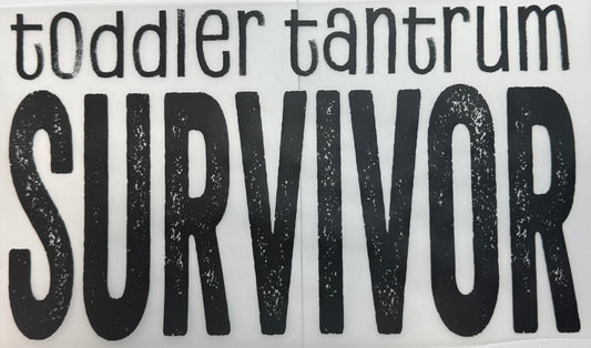 Toddler Tantrum Shirt Transfer