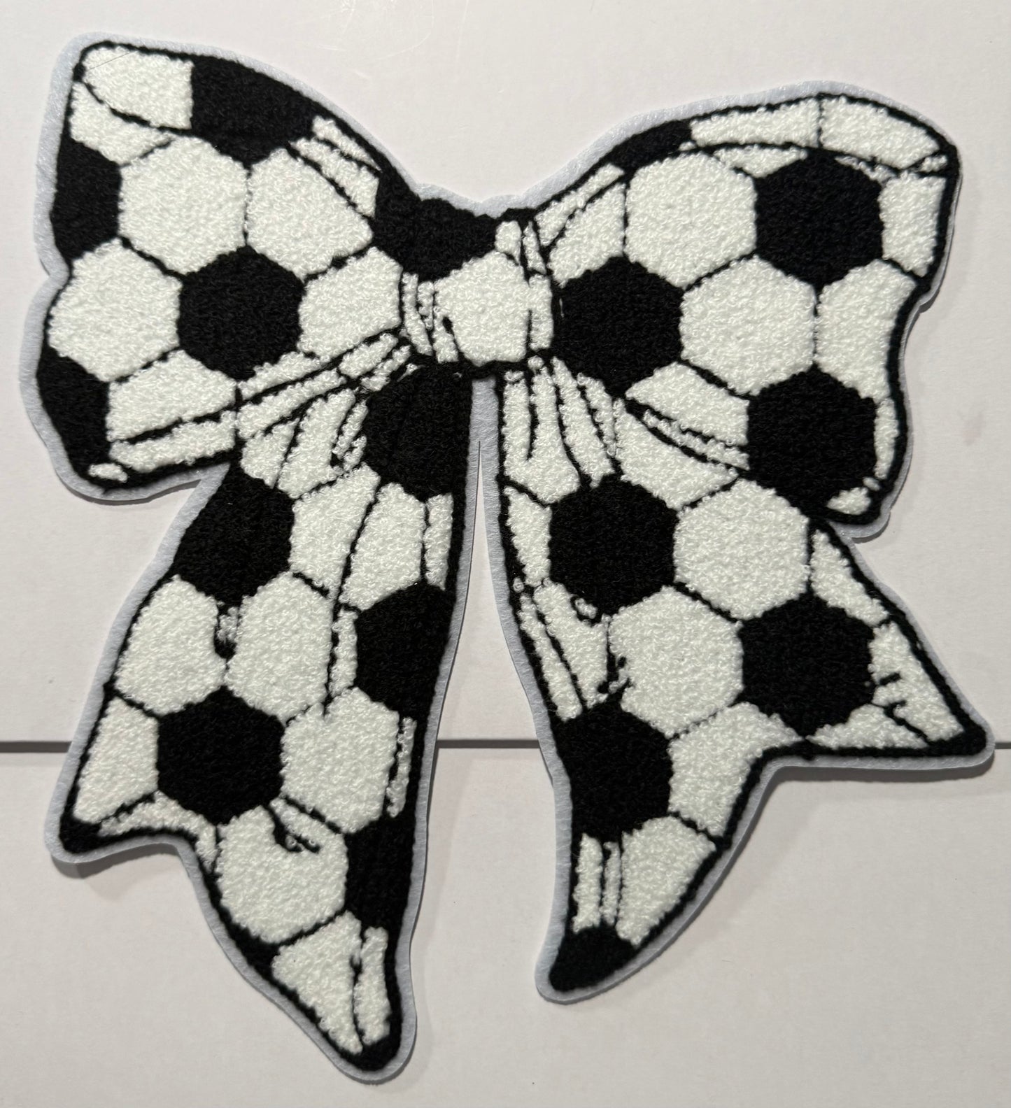 Soccer Bow Shirt Patch