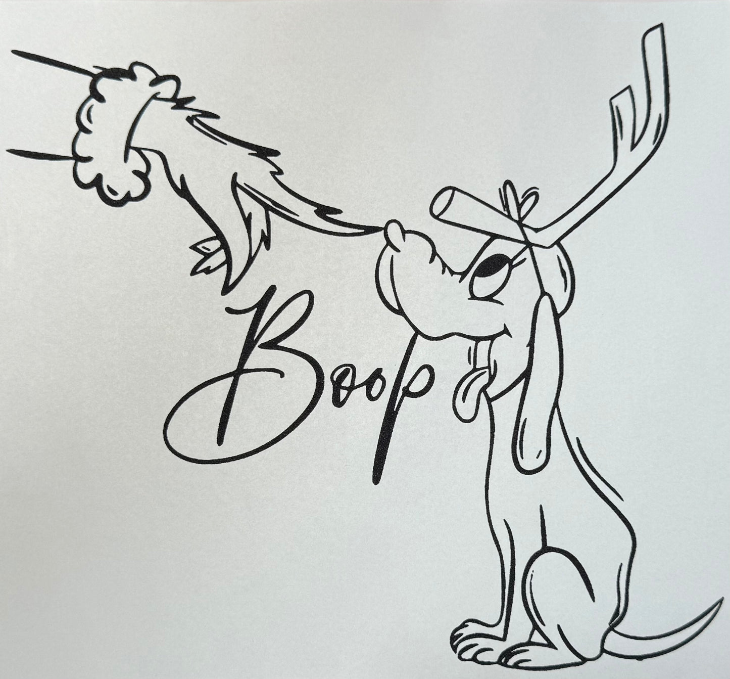 Boop Shirt Transfer