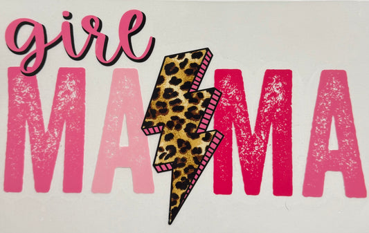 Girl Mama Shirt Transfer