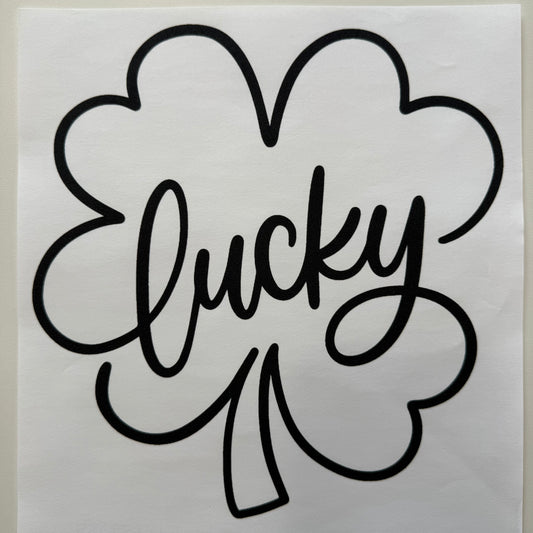315 - Lucky Shirt Transfer
