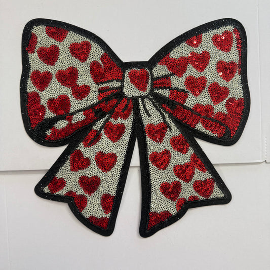 Valentines Bow Shirt Patch