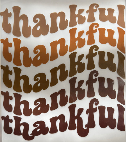 Thankful Shirt Transfer