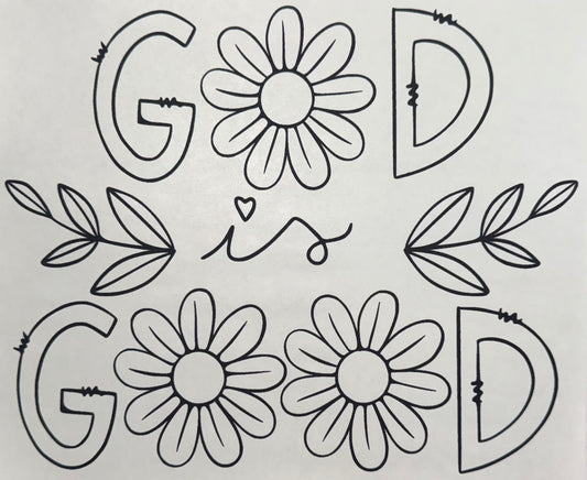 God Is Good Shirt Transfer