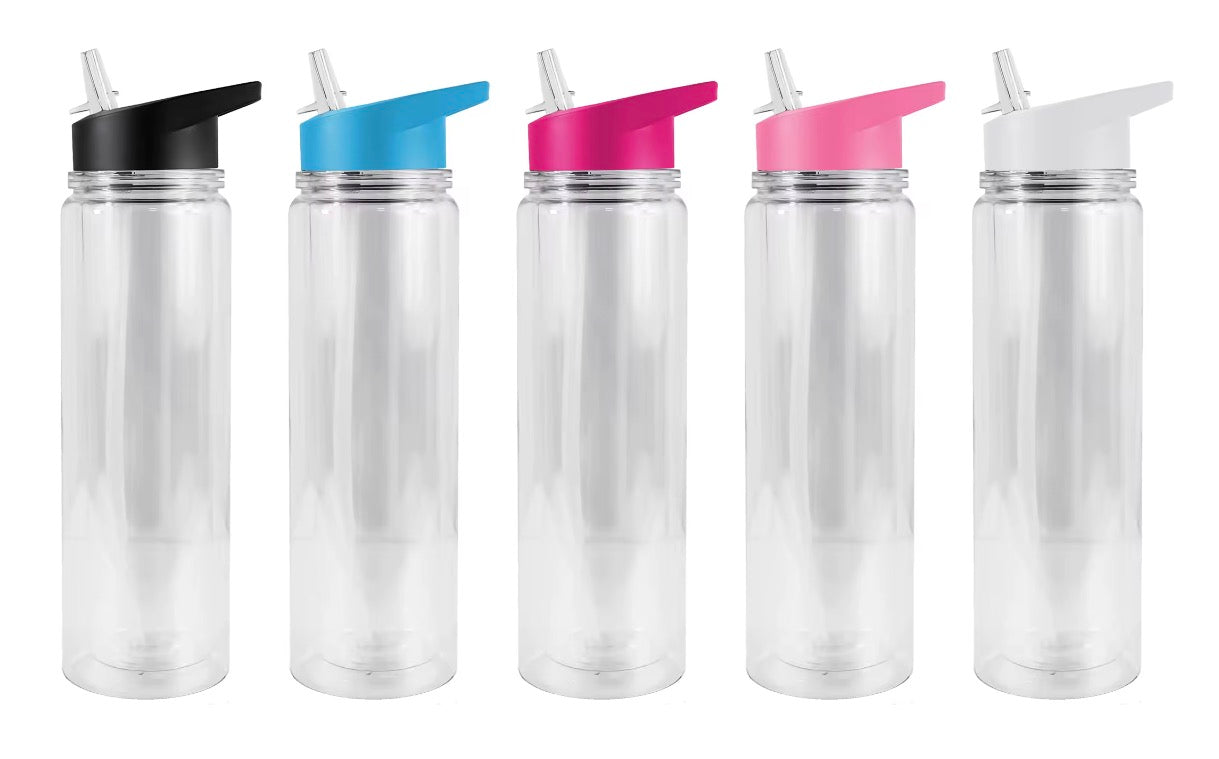 16oz Acrylic Sports Bottle SnowGlobe