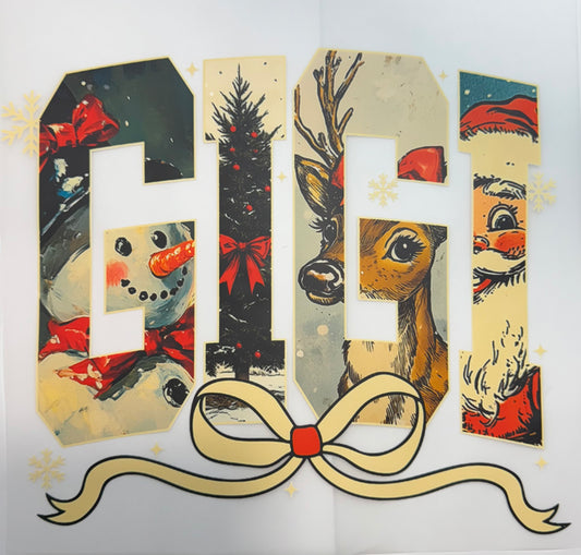 Gigi Christmas Theme Shirt Transfer