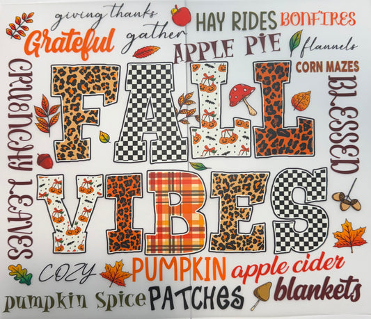 Fall Vibes Shirt Transfer