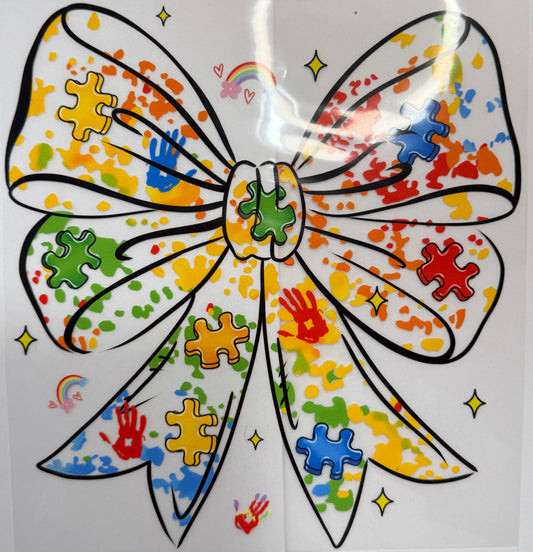Autism Bow Shirt Transfer