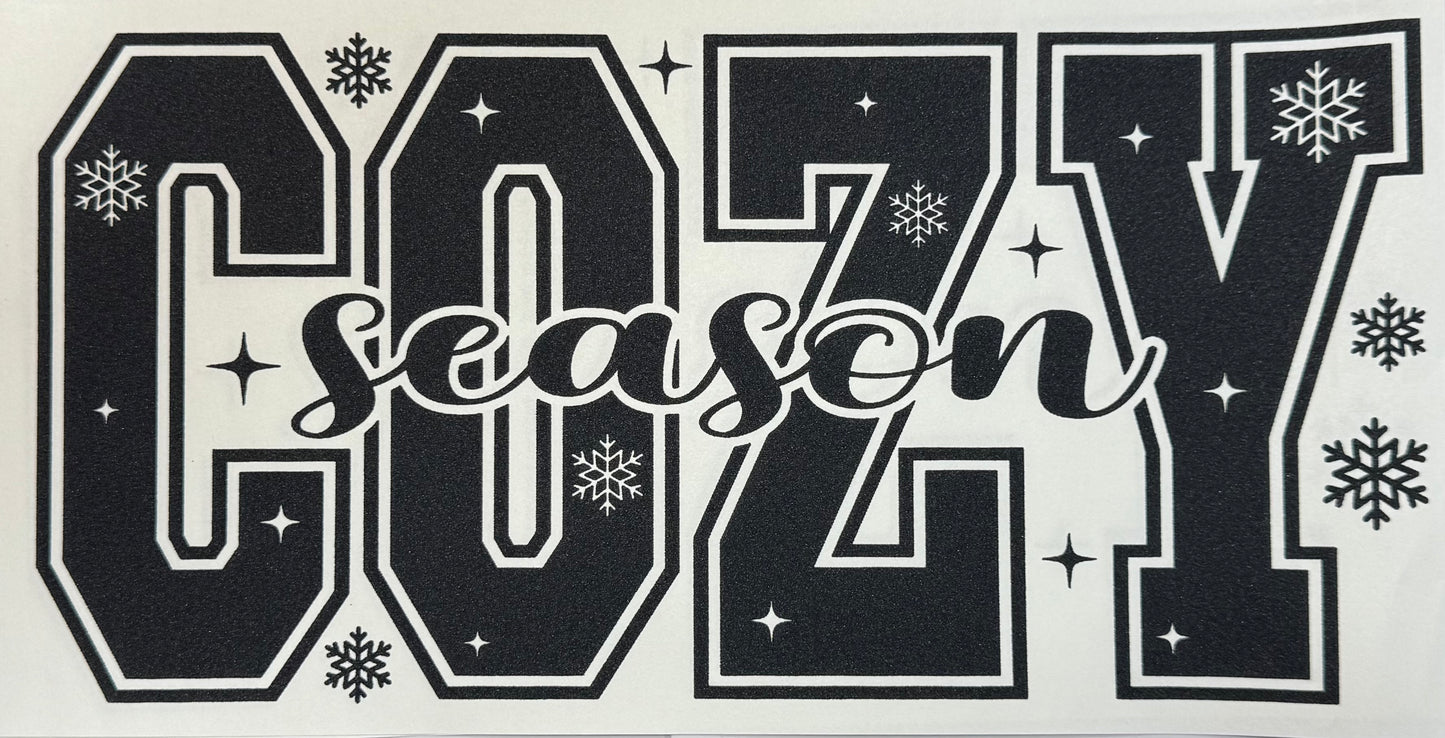 Black Cozy Season Shirt Transfer