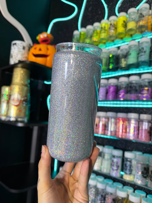 Silver 20oz Dry Glitter
